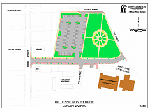 Dr. Jessie Mosley Drive concept drawing